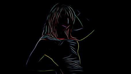 Colorful Silhouette of Life's Essence wallpaper