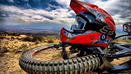 Adrenaline Rush on Two Wheels wallpaper