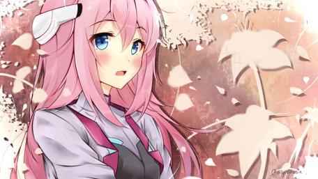 Whimsical Autumn Anime Dreams wallpaper
