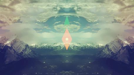 Vintage Mountain Serenity for Your Space wallpaper