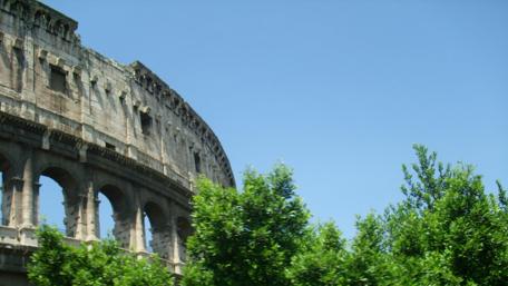Ancient Glory of the Colosseum in Rome wallpaper