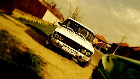 Classic Lada Zhiguli on a Sunny Day wallpaper