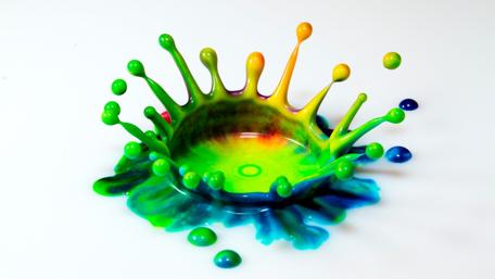 Vibrant Splash of Colorful Abstraction wallpaper