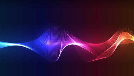 Vibrant Waves of Colorful Light wallpaper