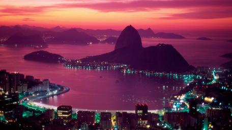 Evening Glow Over Vibrant Cityscapes wallpaper