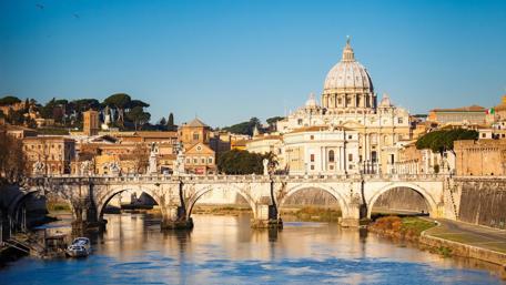Stunning View of Rome’s Architectural Wonders wallpaper