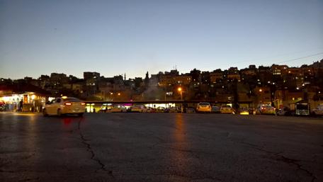 Amman City Center at Dusk 4K Wallpaper wallpaper