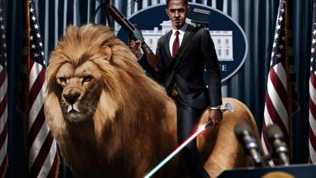 Epic Leader and His Fierce Companion wallpaper