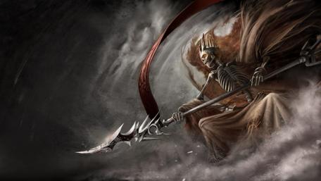 Skeletal King of Shadows wallpaper