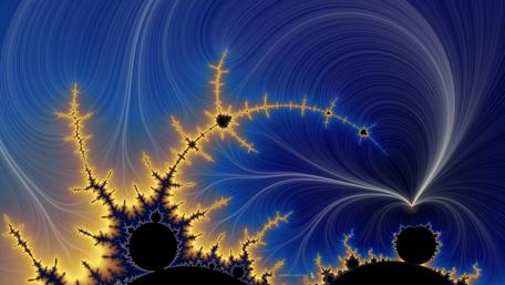 Radiant Fractal Galaxy Exploration wallpaper
