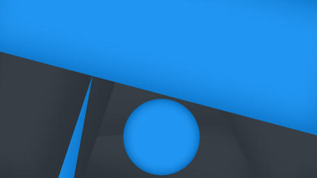 Blue Sphere Harmony in Abstract Design wallpaper