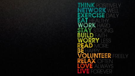 Inspirational Words to Live By wallpaper
