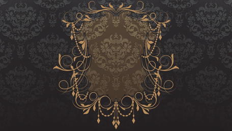 Elegant Swirls in Dark Harmony wallpaper