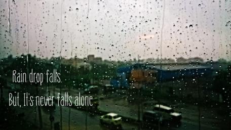 Raindrops Never Fall Alone wallpaper