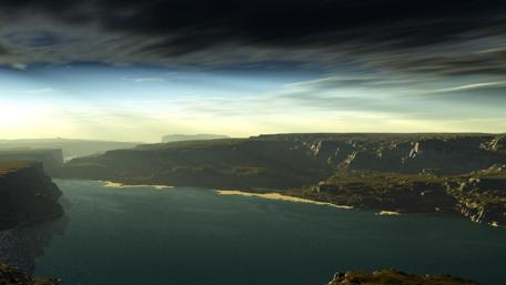 Mysterious Landscapes of Nature's Serenity wallpaper