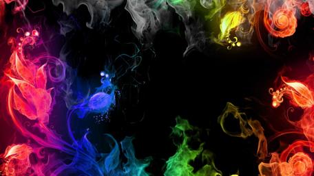 Vibrant Smoke Fantasy wallpaper