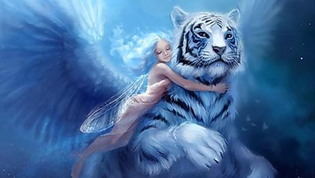 Slumbering with the Guardian Spirit wallpaper