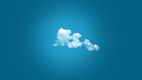Serenity in the Blue Sky wallpaper