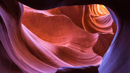 Vibrant Erosion of Antelope Canyon Formation wallpaper