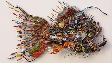 Technological Aquatic Artistry wallpaper