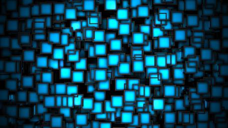 Vibrant Blue Abstract Pattern Artwork wallpaper