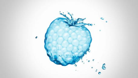 Blueberry Splash Design wallpaper