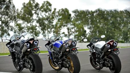 High-Performance Motorbikes in Action wallpaper