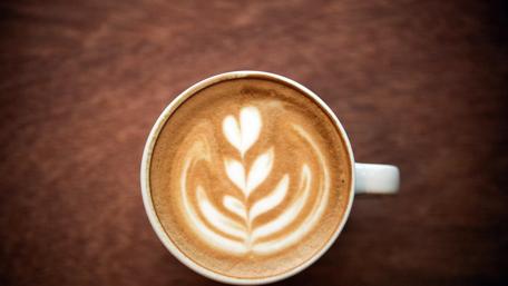 Coffee Art Elegance wallpaper