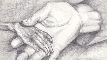 Tender Touch of Humanity wallpaper