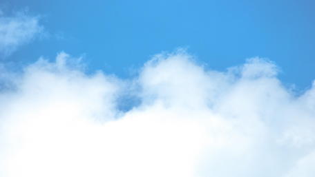 Serene Blue Sky with Soft Clouds wallpaper