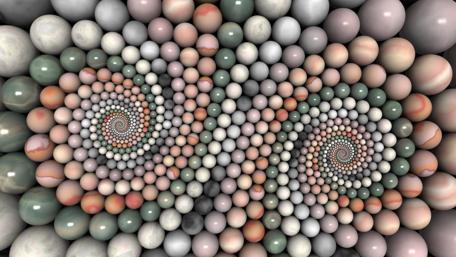 Hypnotic Marble Symmetry wallpaper