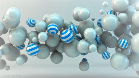 Bubbles and Marbles in Serenity Shadows wallpaper