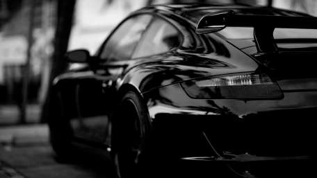 Porsche Carrera Elegance in Monochrome wallpaper