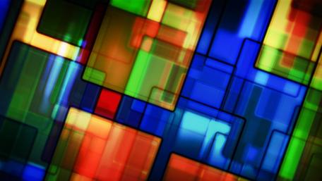 Vibrant Abstract Lines in Colorful Squares wallpaper
