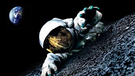 Journey Beyond Earth with a Brave Astronaut wallpaper