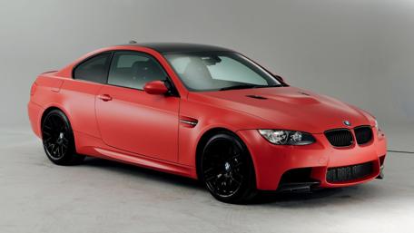 Sleek Red BMW M3 Wallpaper wallpaper