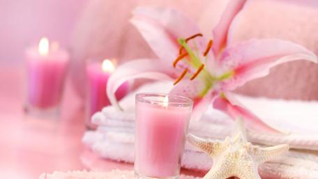 Harmony in Soft Glow and Blossoms wallpaper