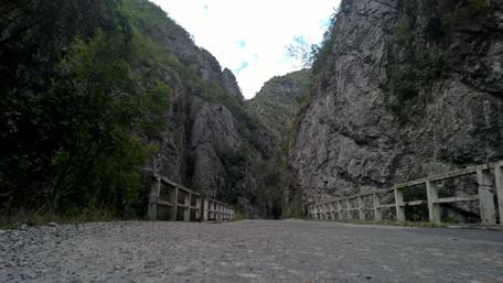 Serene Mountain Pathway in Nature's Embrace wallpaper