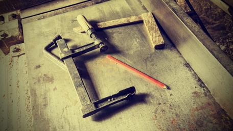 Tools on a Workbench for Creators and Innovators wallpaper