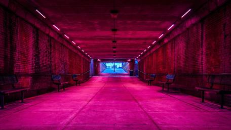 Vibrant Passageway Embracing Life's Journey wallpaper