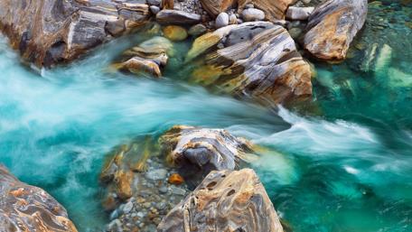 Serene Flow of Nature's Beauty wallpaper