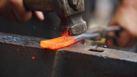 Forging Metal Artistry in Action wallpaper