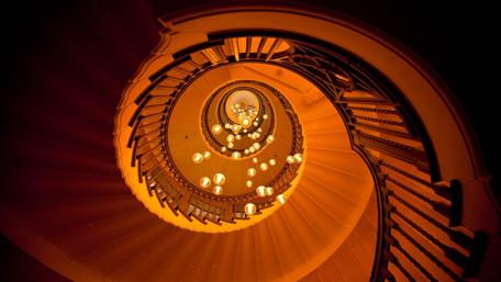 Spiral of Enlightenment Moments of Intrigue and Reflection wallpaper