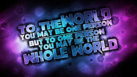 Inspirational Affirmation on Cosmic Background wallpaper