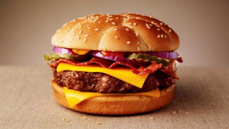Delicious McDonald's Cheeseburger Perfection wallpaper