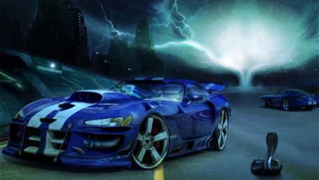 Thunderstorm Racing Dream wallpaper
