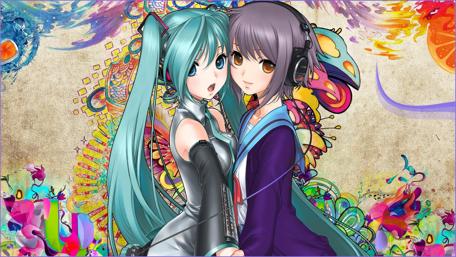 Colorful Anime Harmony wallpaper