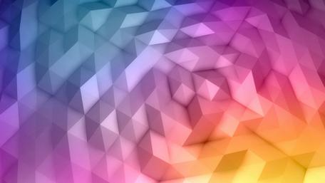 Vibrant Geometric Spectrum wallpaper