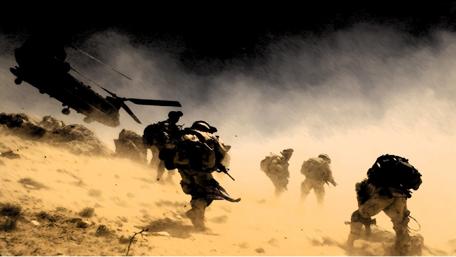 Bravery Amidst Dust and Shadows wallpaper