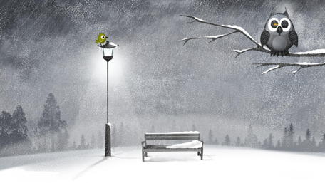 Enchanted Winter Night wallpaper